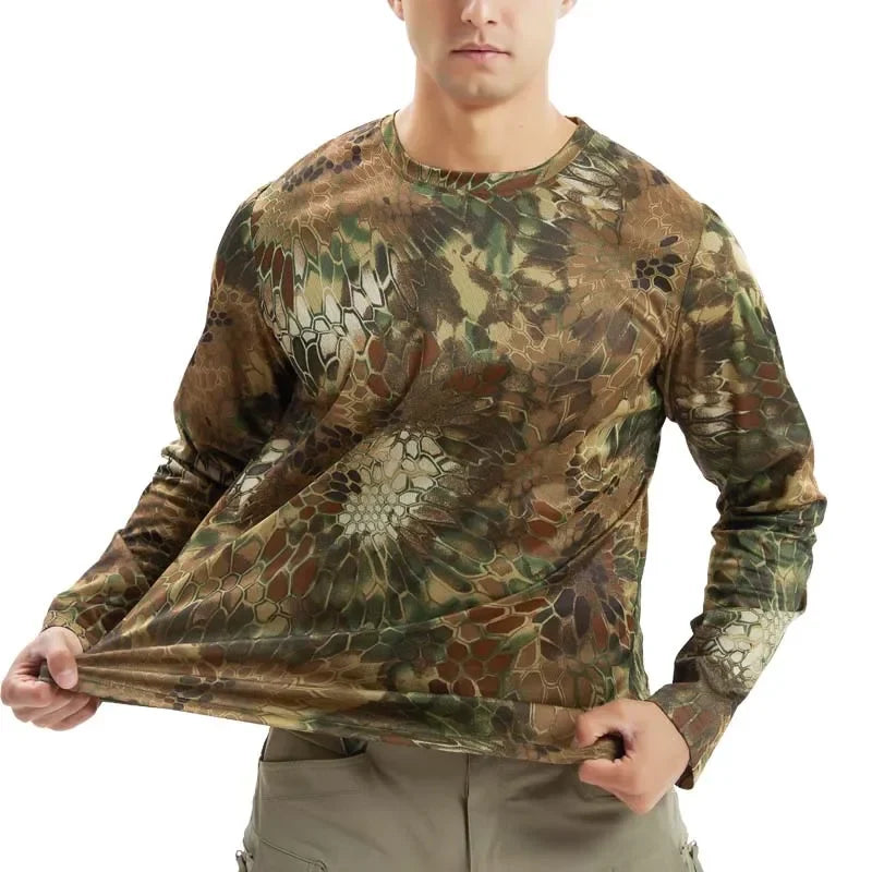 Camiseta Tática Camuflada CP Masculina