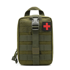 Bolsa Tática de Primeiros Socorros — Kit de Sobrevivência e Resgate Outdoor