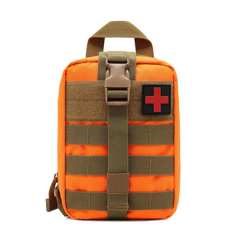 Bolsa Tática de Primeiros Socorros — Kit de Sobrevivência e Resgate Outdoor