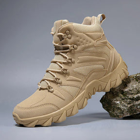 Sapatos de trekking masculinos botas táticas para homens tênis ao ar livre montanhismo acampamento solas grossas sapatos de corrida de alta qualidade