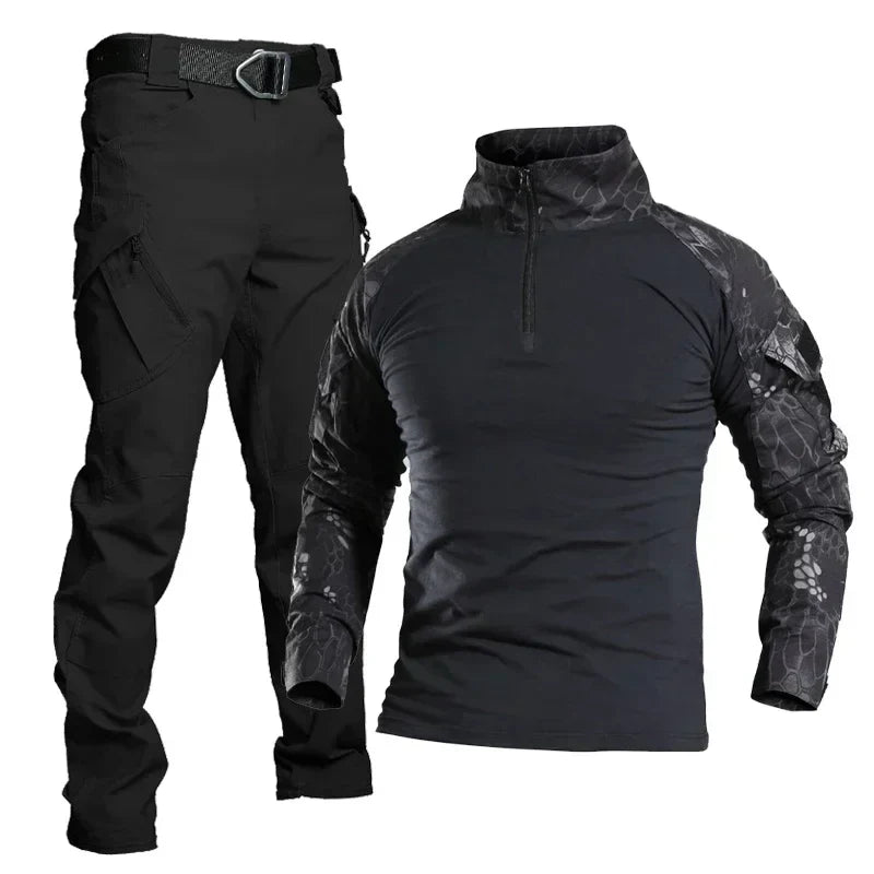Conjunto Uniforme Tático Camuflado de Verão