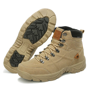 Sapatos de trekking masculinos botas táticas para homens tênis ao ar livre montanhismo acampamento solas grossas sapatos de corrida de alta qualidade