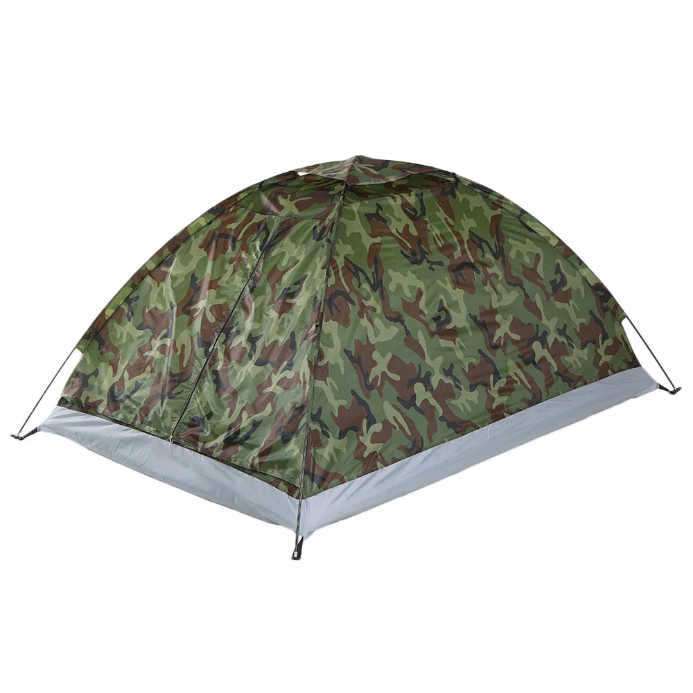 Barraca de Camping Portátil 1 Pessoa Camuflada