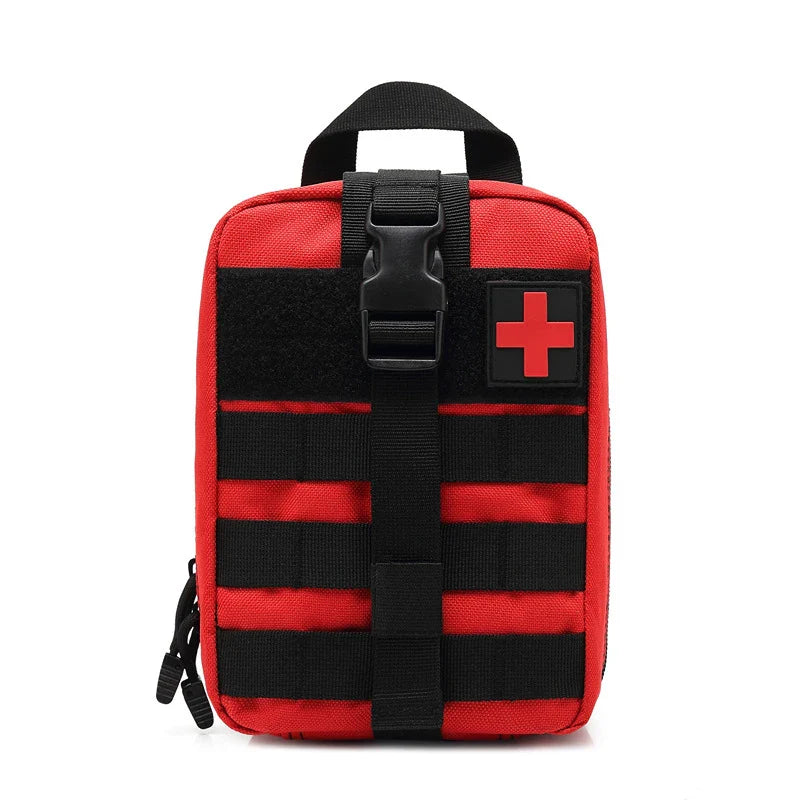 Bolsa Tática de Primeiros Socorros — Kit de Sobrevivência e Resgate Outdoor