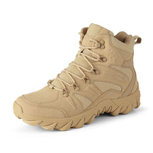 Sapatos de trekking masculinos botas táticas para homens tênis ao ar livre montanhismo acampamento solas grossas sapatos de corrida de alta qualidade