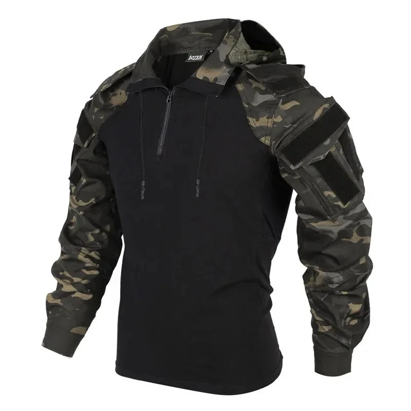 Camiseta Tática Camuflada Multicam Masculina