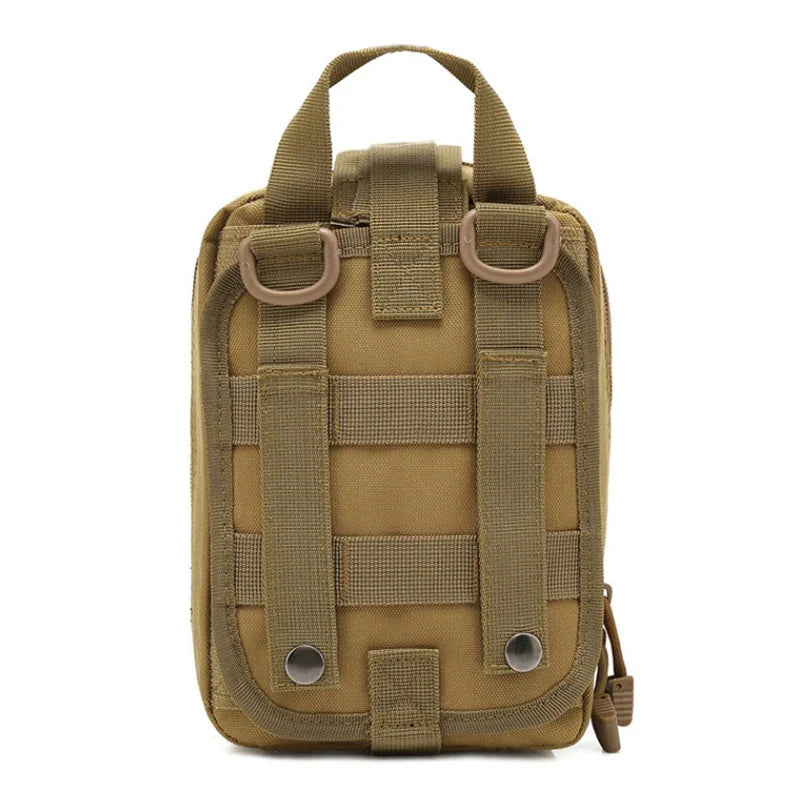 Bolsa Tática de Primeiros Socorros — Kit de Sobrevivência e Resgate Outdoor