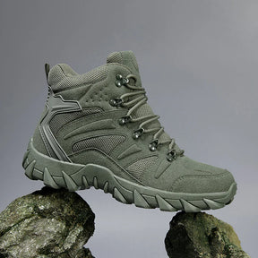 Sapatos de trekking masculinos botas táticas para homens tênis ao ar livre montanhismo acampamento solas grossas sapatos de corrida de alta qualidade