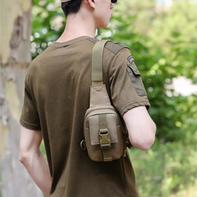 Bolsa Tática de Peito — Crossbody Militar para Hiking, Trekking e Outdoor