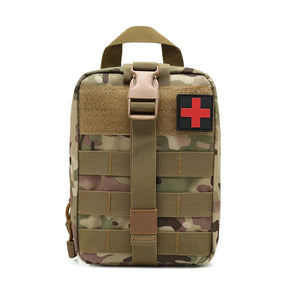 Bolsa Tática de Primeiros Socorros — Kit de Sobrevivência e Resgate Outdoor