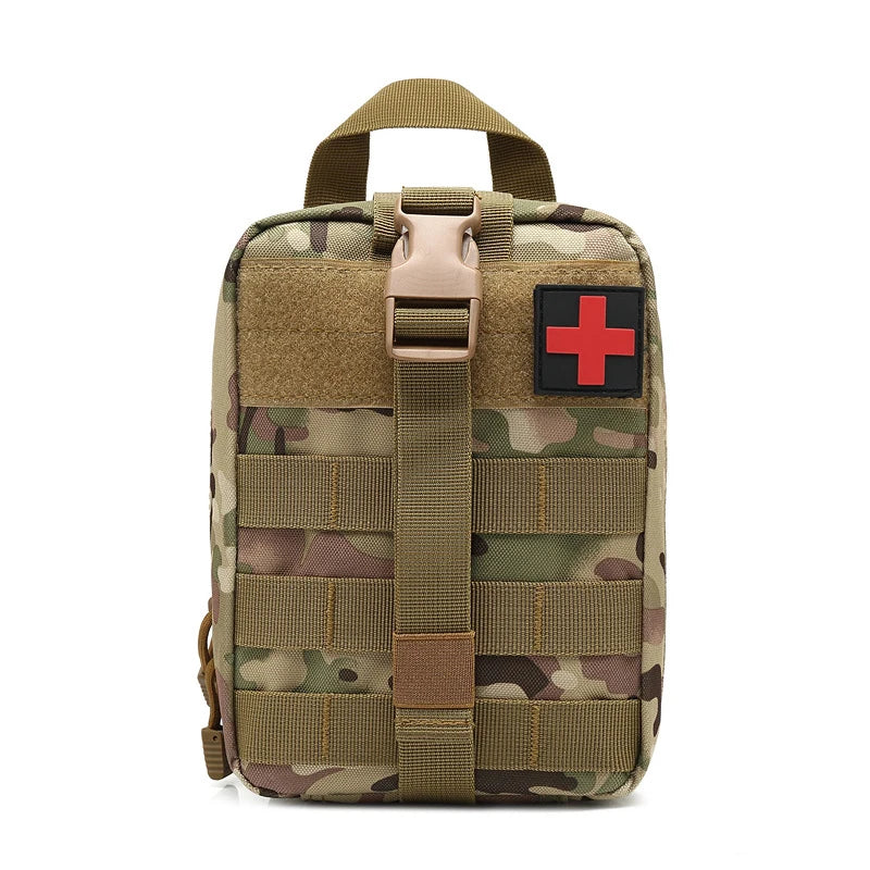 Bolsa Tática de Primeiros Socorros — Kit de Sobrevivência e Resgate Outdoor