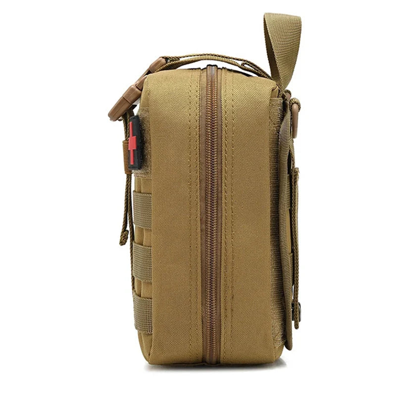 Bolsa Tática de Primeiros Socorros — Kit de Sobrevivência e Resgate Outdoor