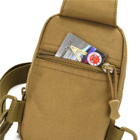 Bolsa Tática de Peito — Crossbody Militar para Hiking, Trekking e Outdoor
