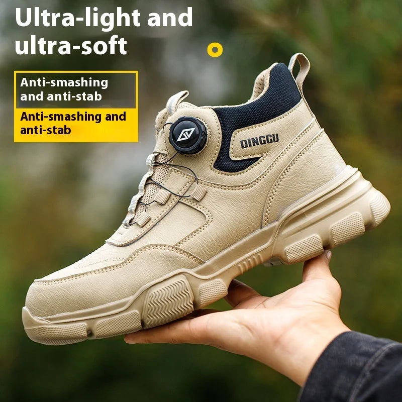 Botas de Segurança Masculinas com Bico de Aço