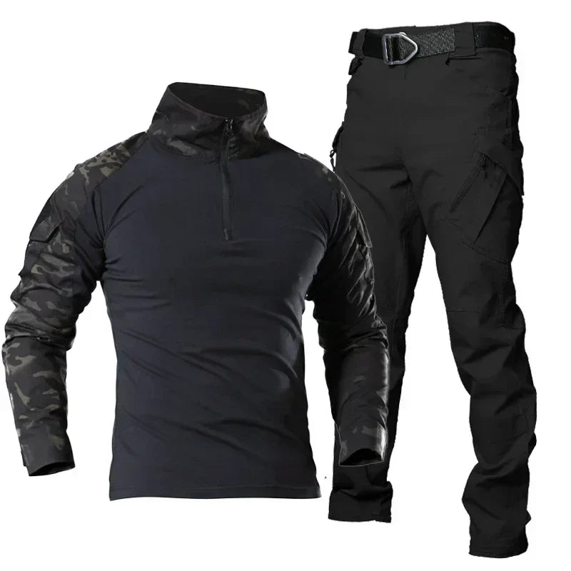 Conjunto Uniforme Tático Camuflado de Verão