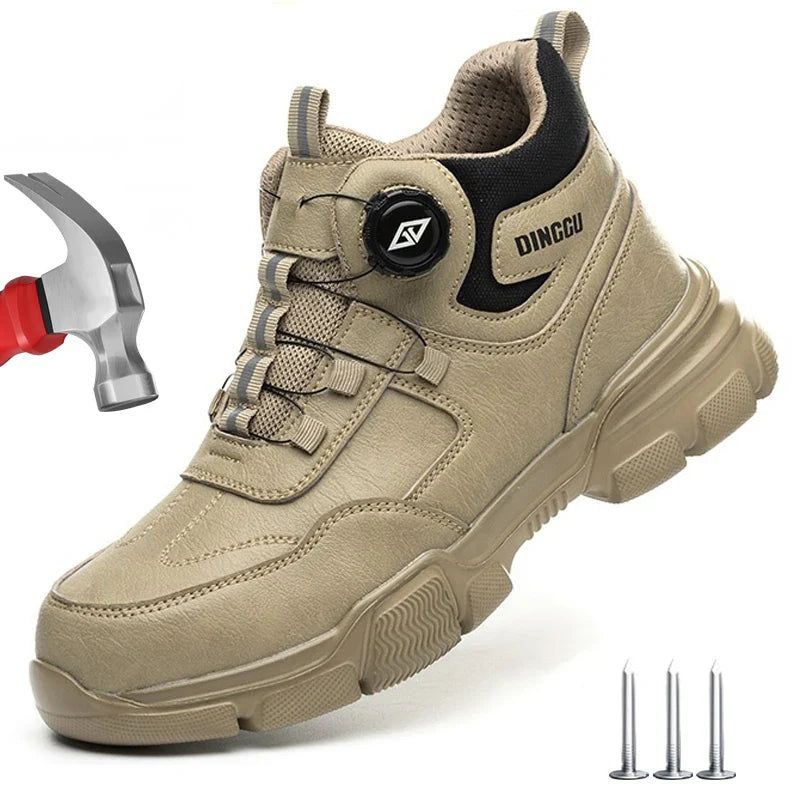 Botas de Segurança Masculinas com Bico de Aço