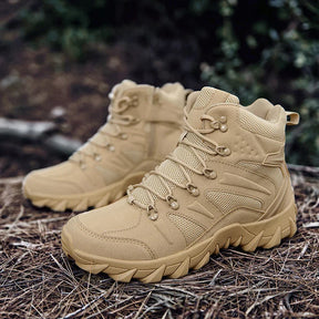 Sapatos de trekking masculinos botas táticas para homens tênis ao ar livre montanhismo acampamento solas grossas sapatos de corrida de alta qualidade