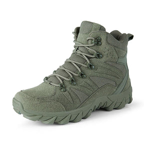 Sapatos de trekking masculinos botas táticas para homens tênis ao ar livre montanhismo acampamento solas grossas sapatos de corrida de alta qualidade