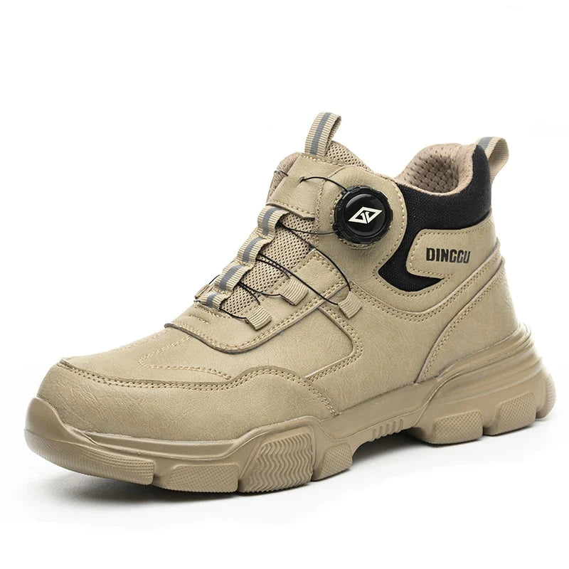 Botas de Segurança Masculinas com Bico de Aço