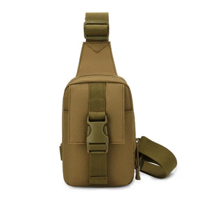 Bolsa Tática de Peito — Crossbody Militar para Hiking, Trekking e Outdoor