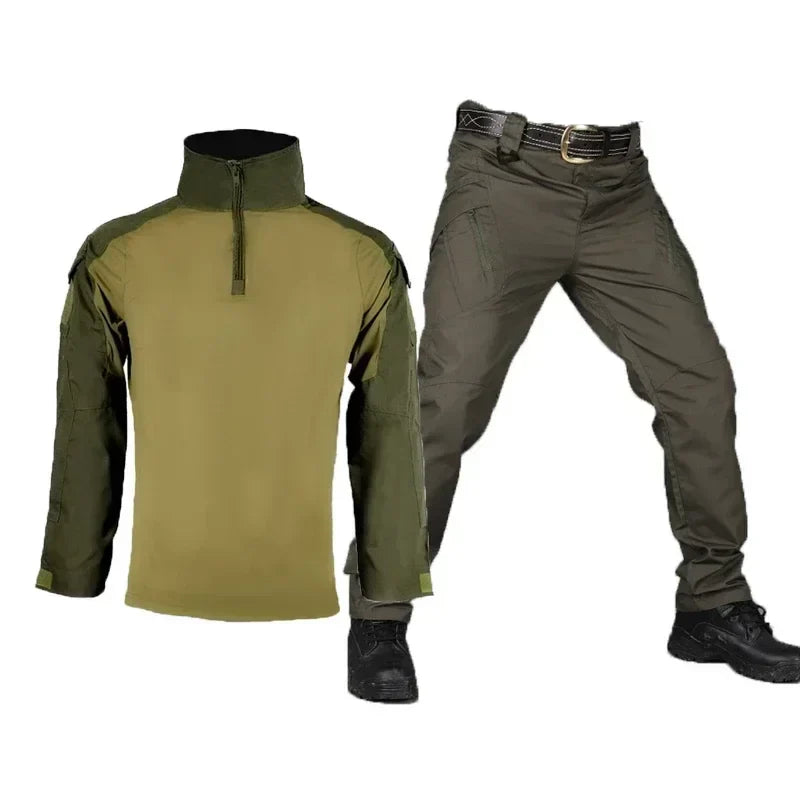 Conjunto Uniforme Tático Camuflado de Verão